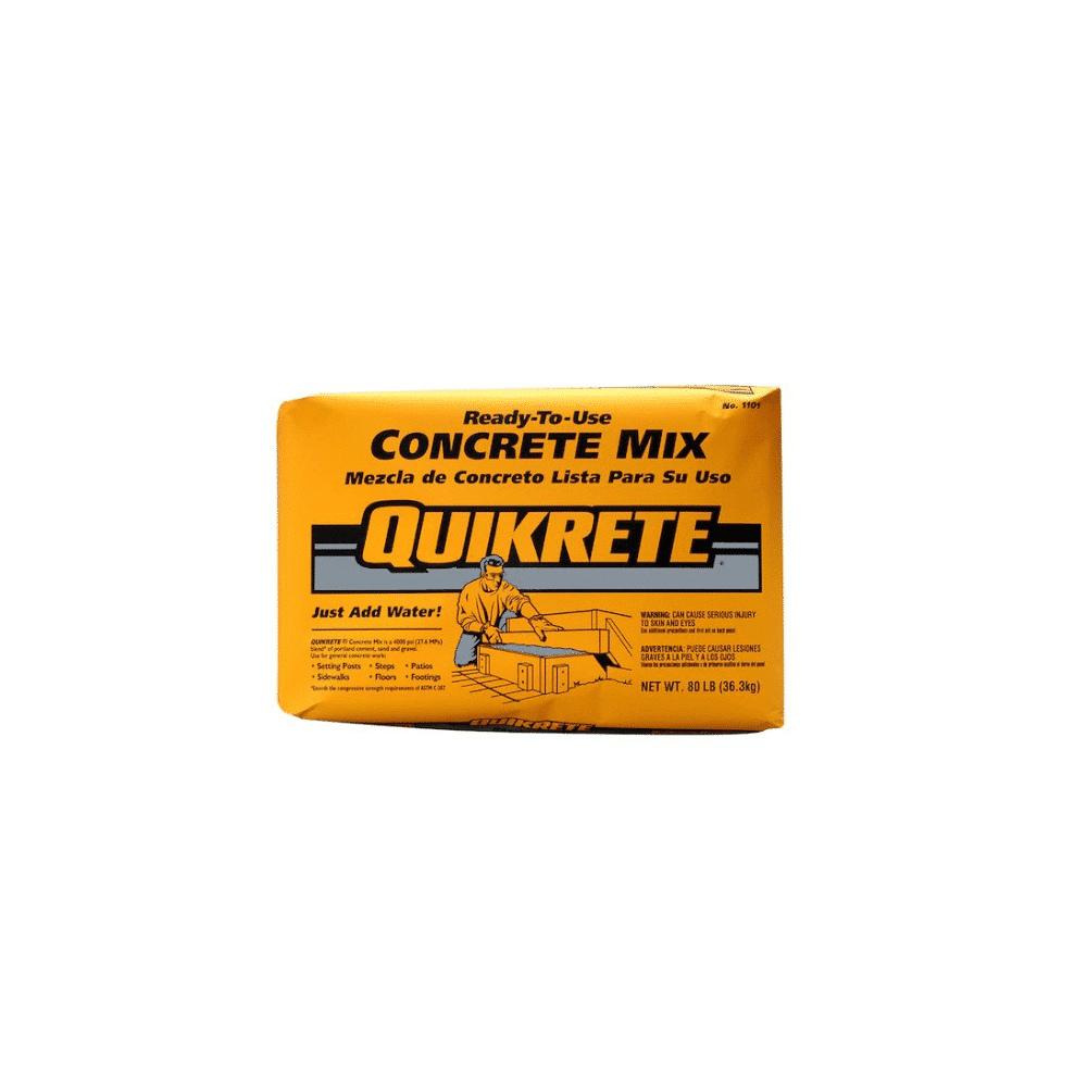 Quikrete High Strength Mix 80lb Bag Zeiset Equipment
