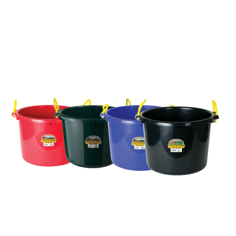 70 Qt. Plastic Muck Tubs Zeiset Equipment